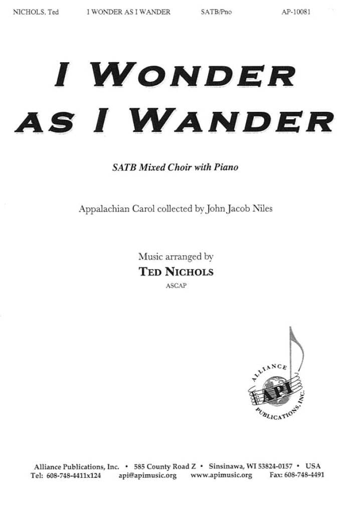 I Wonder As I Wander